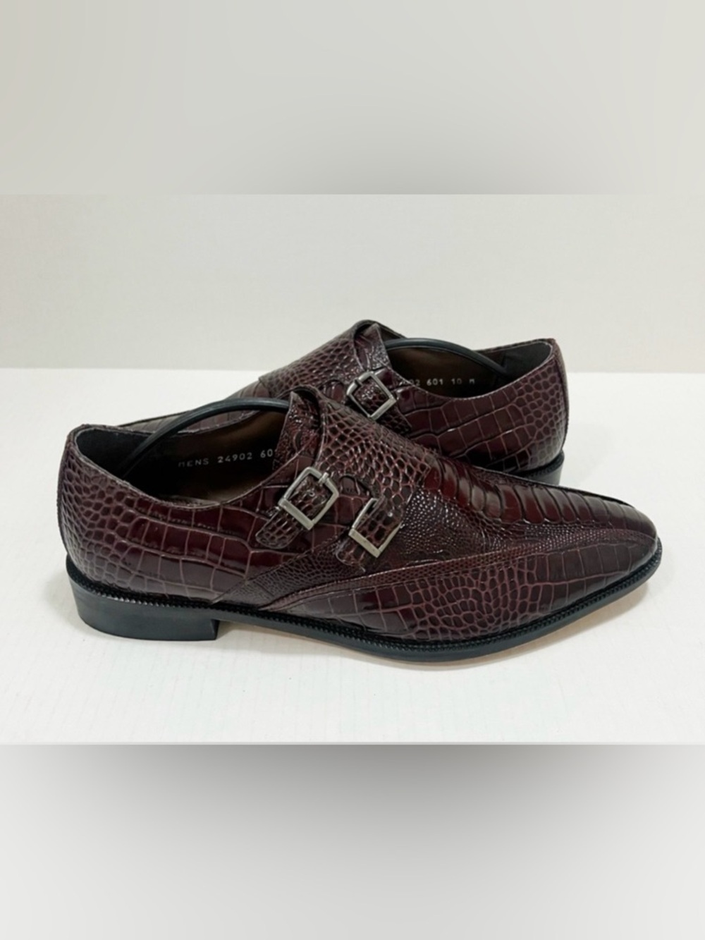 New Stacy Adams Kasimir Double Monk Strap Slip-On Men's Size 10 M